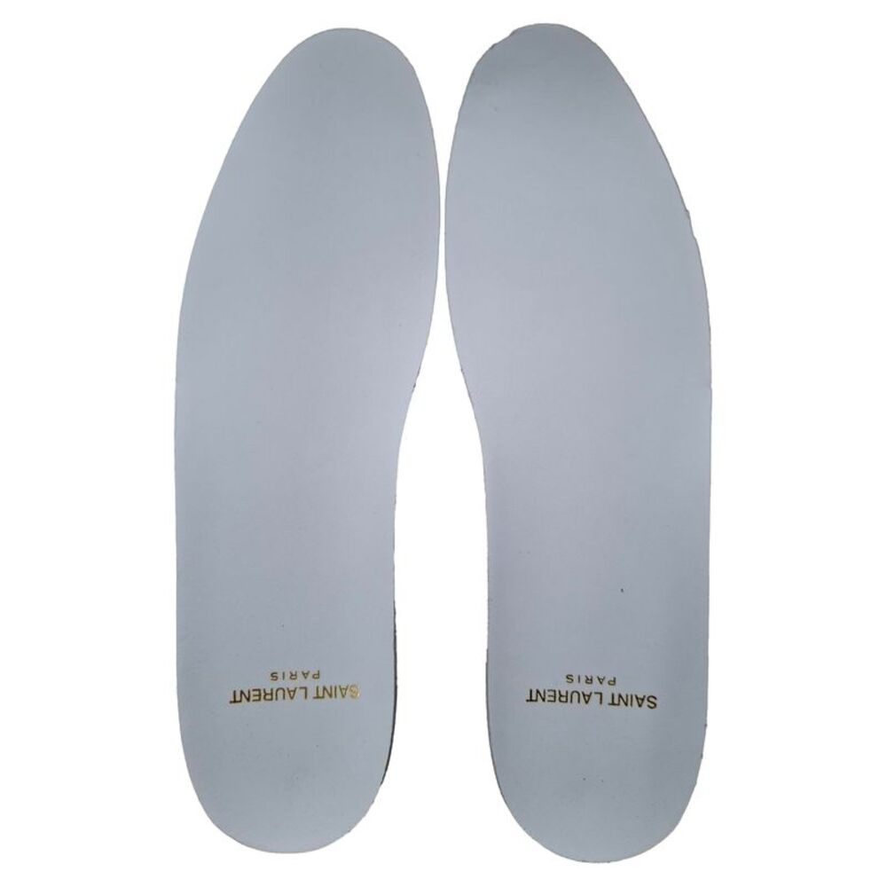 Saint Laurent Printed Low Top Snekaers in Black Leather - Picture 10 of 10